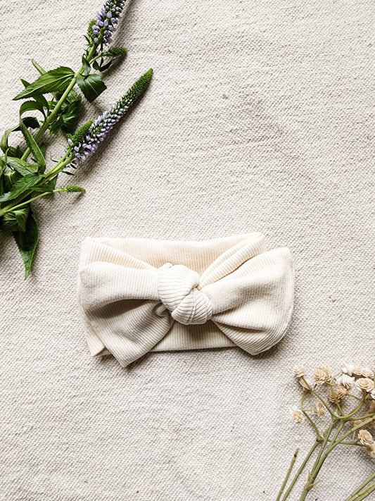 Organic Cotton Headwrap in {Ivory}