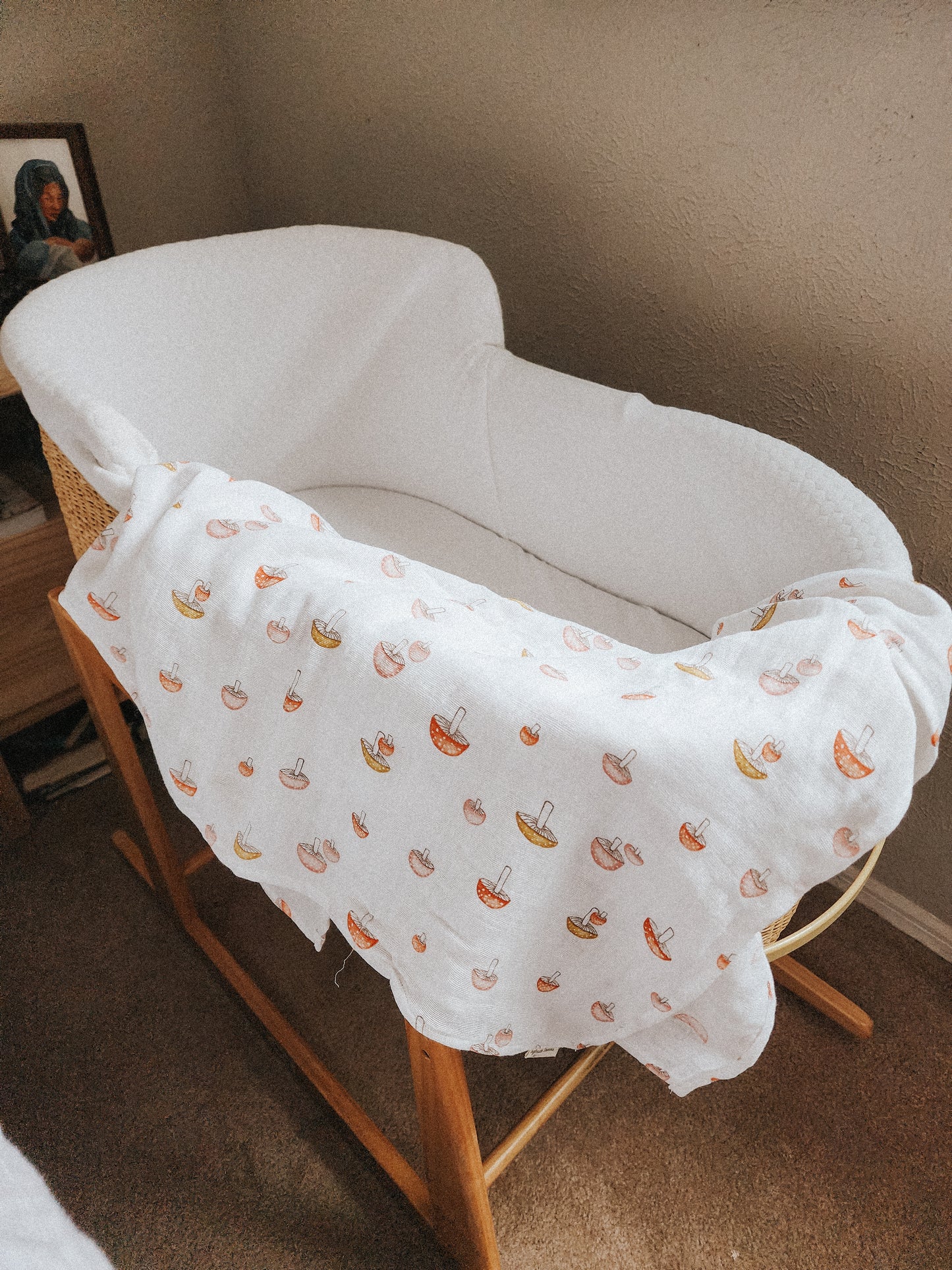 Oversized Cotton Swaddle in {Truffle}