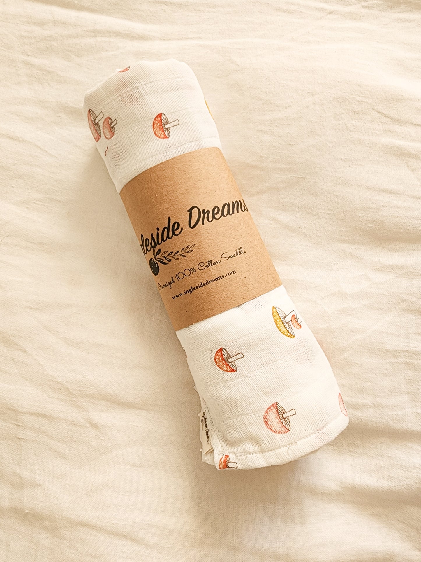 Oversized Cotton Swaddle in {Truffle}