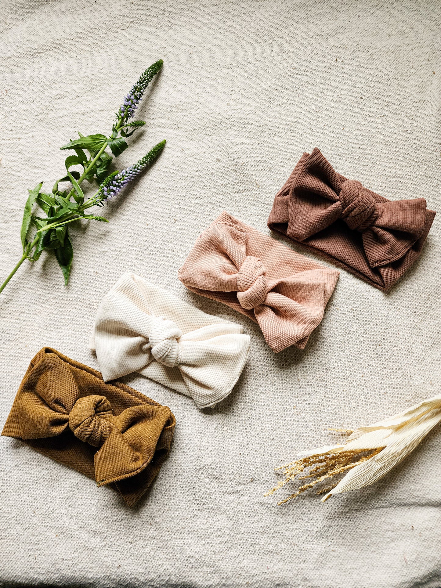 Organic Cotton Headwrap in {Raw Umber}